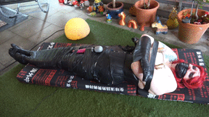 Tape Mummy on a Hot Summer Day